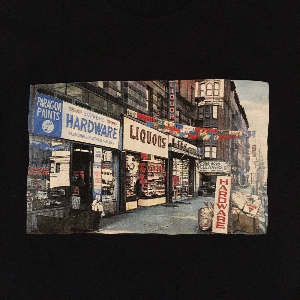 Supreme Hardware Tee Navy Blue Small